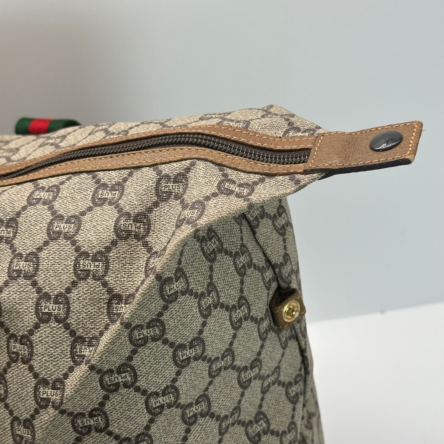 Authentic GUCCI GG Plus Jumbo Weekend Tote