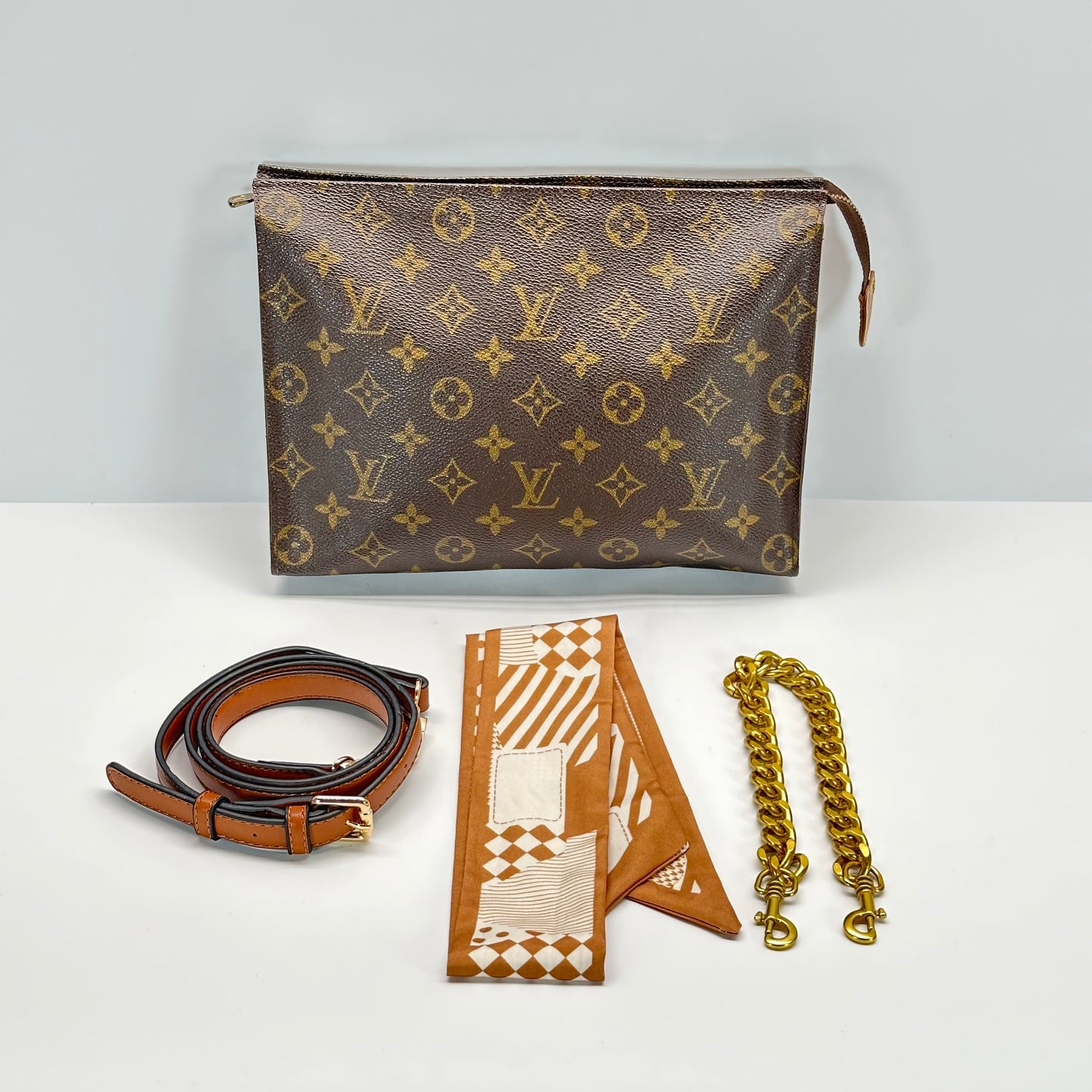 Authentic Louis Vuitton 1986 Monogram Toiletry 26 Crossbody
