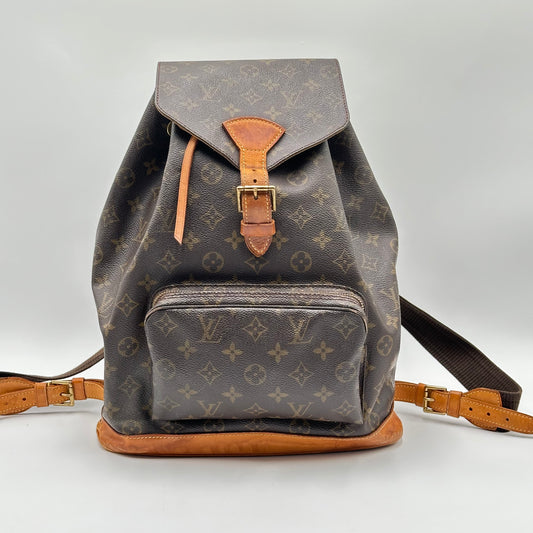 Authentic Louis Vuitton 1996 Monogram Montsouris GM Backpack