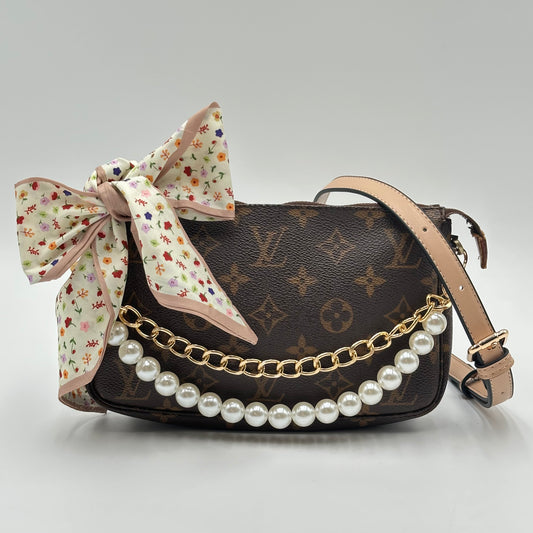 Authentic Louis Vuitton 1998 Monogram Pochette Accessoires Crossbody