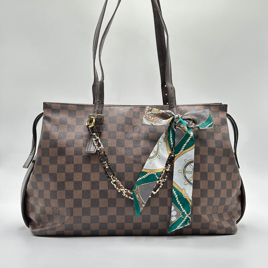 Authentic Louis Vuitton 2006 Damier Ebene Chelsea Tote