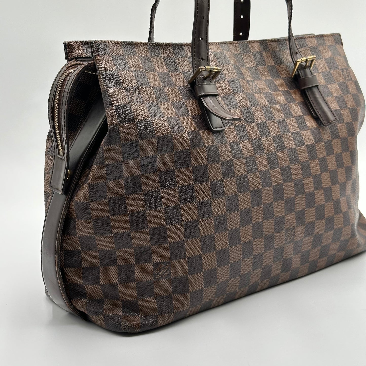 Authentic Louis Vuitton 2006 Damier Ebene Chelsea Tote