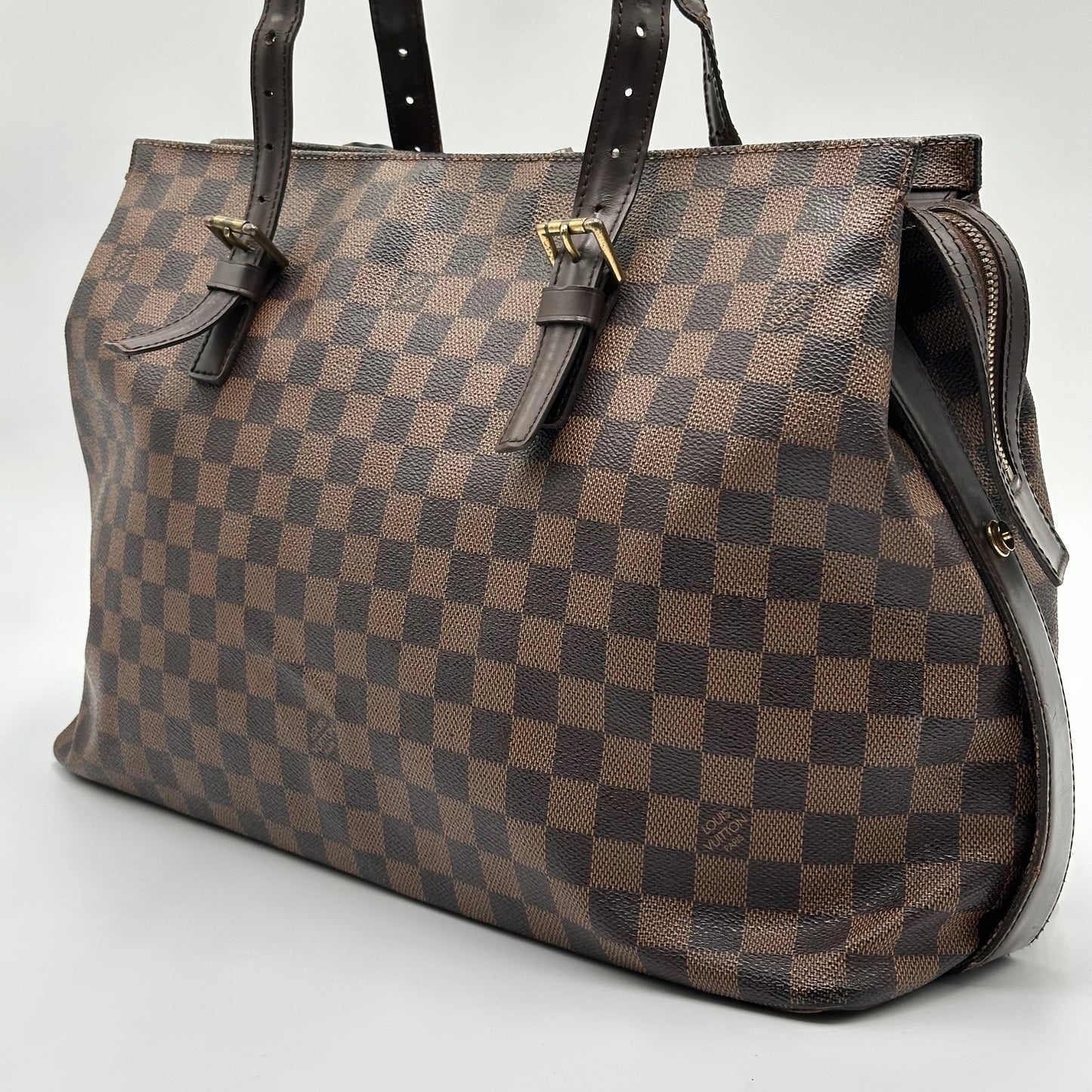 Authentic Louis Vuitton 2006 Damier Ebene Chelsea Tote