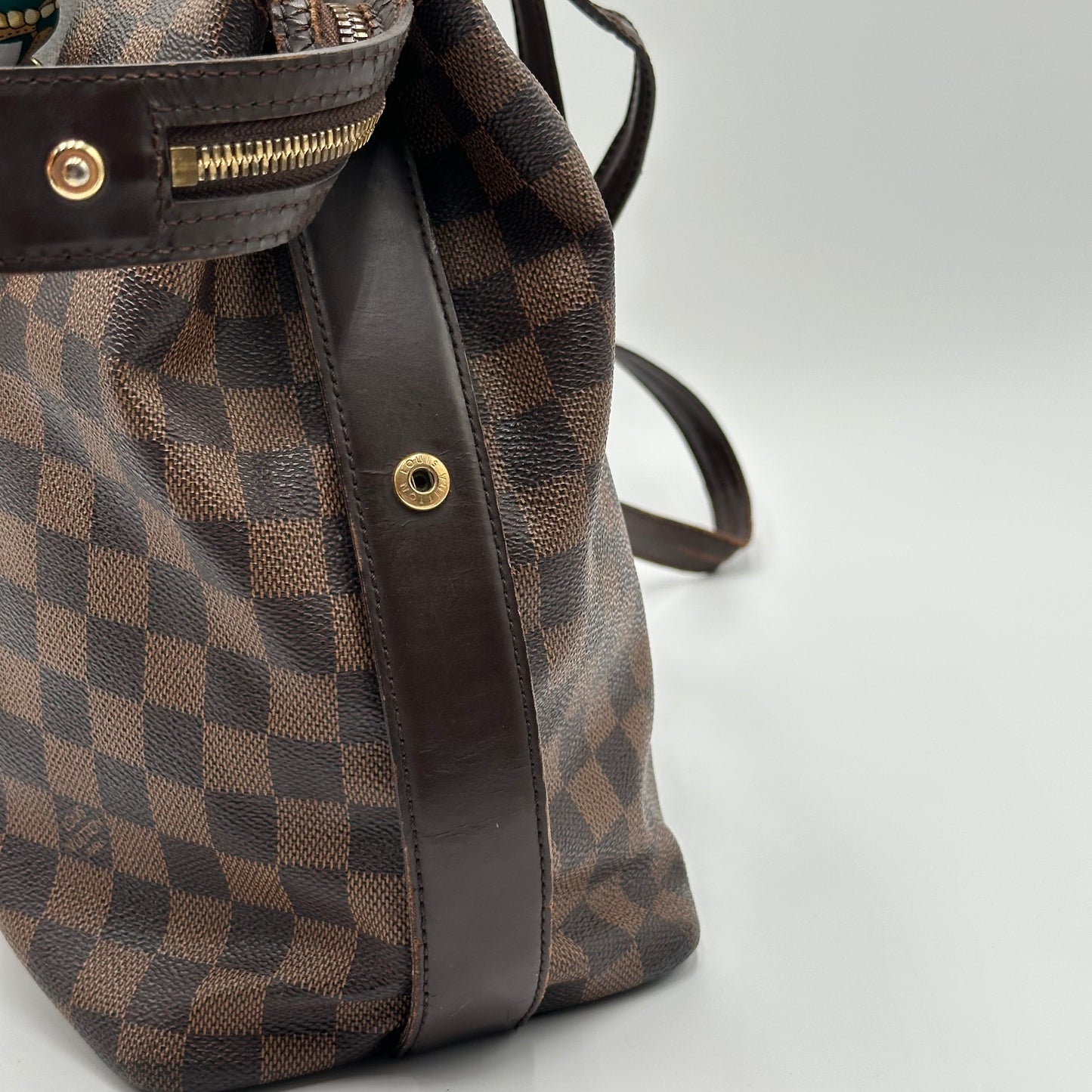 Authentic Louis Vuitton 2006 Damier Ebene Chelsea Tote