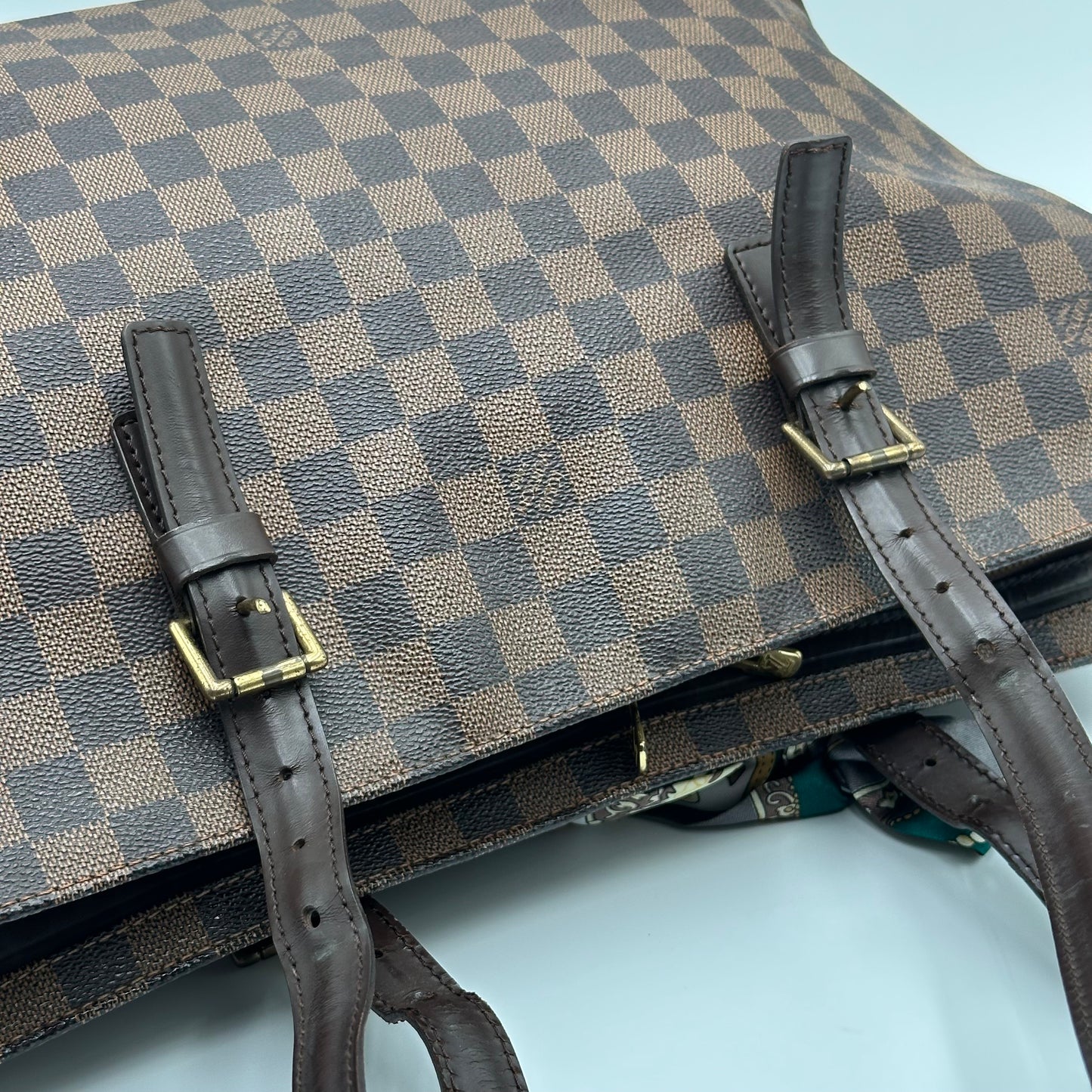 Authentic Louis Vuitton 2006 Damier Ebene Chelsea Tote