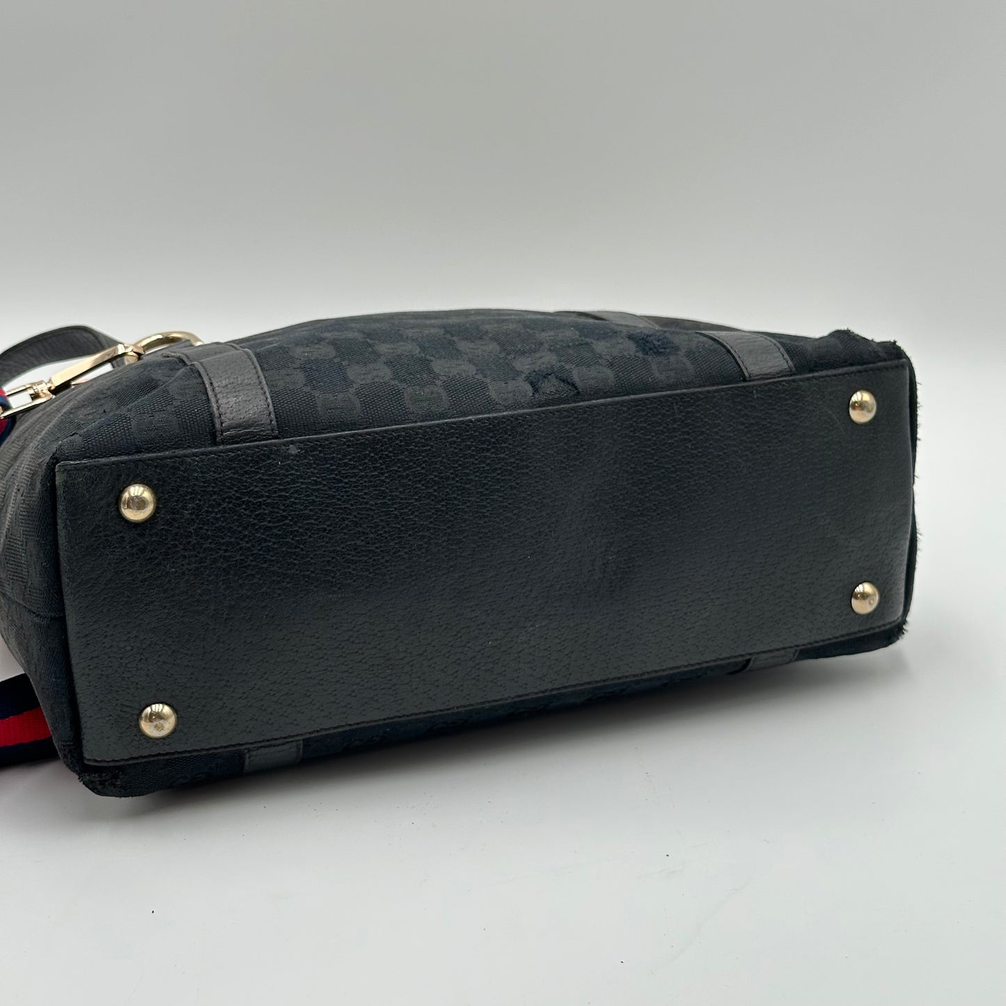 Authentic GUCCI Black Abbey Tote Handbag