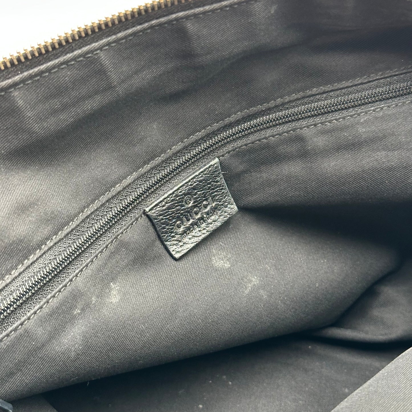 Authentic GUCCI Black Abbey Tote Handbag