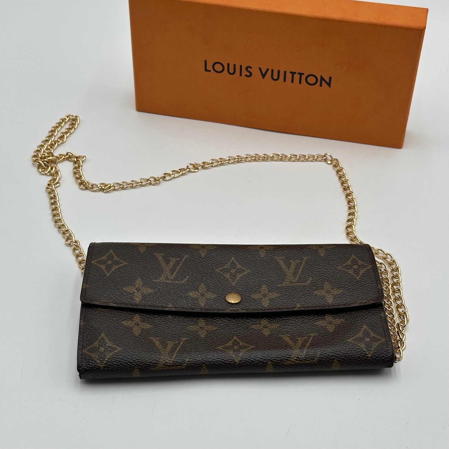 Authentic Louis Vuitton 2003 Monogram Pochette Wallet Crossbody