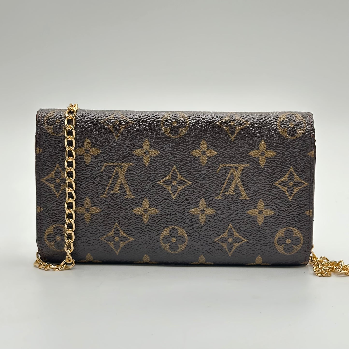 Authentic Louis Vuitton 1999 Monogram International Trifold Wallet Crossbody