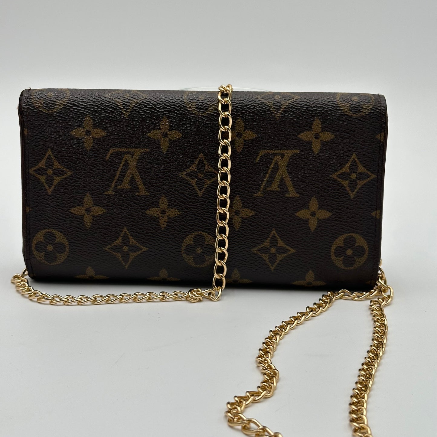 Authentic Louis Vuitton 1996 Monogram International Trifold Wallet Crossbody