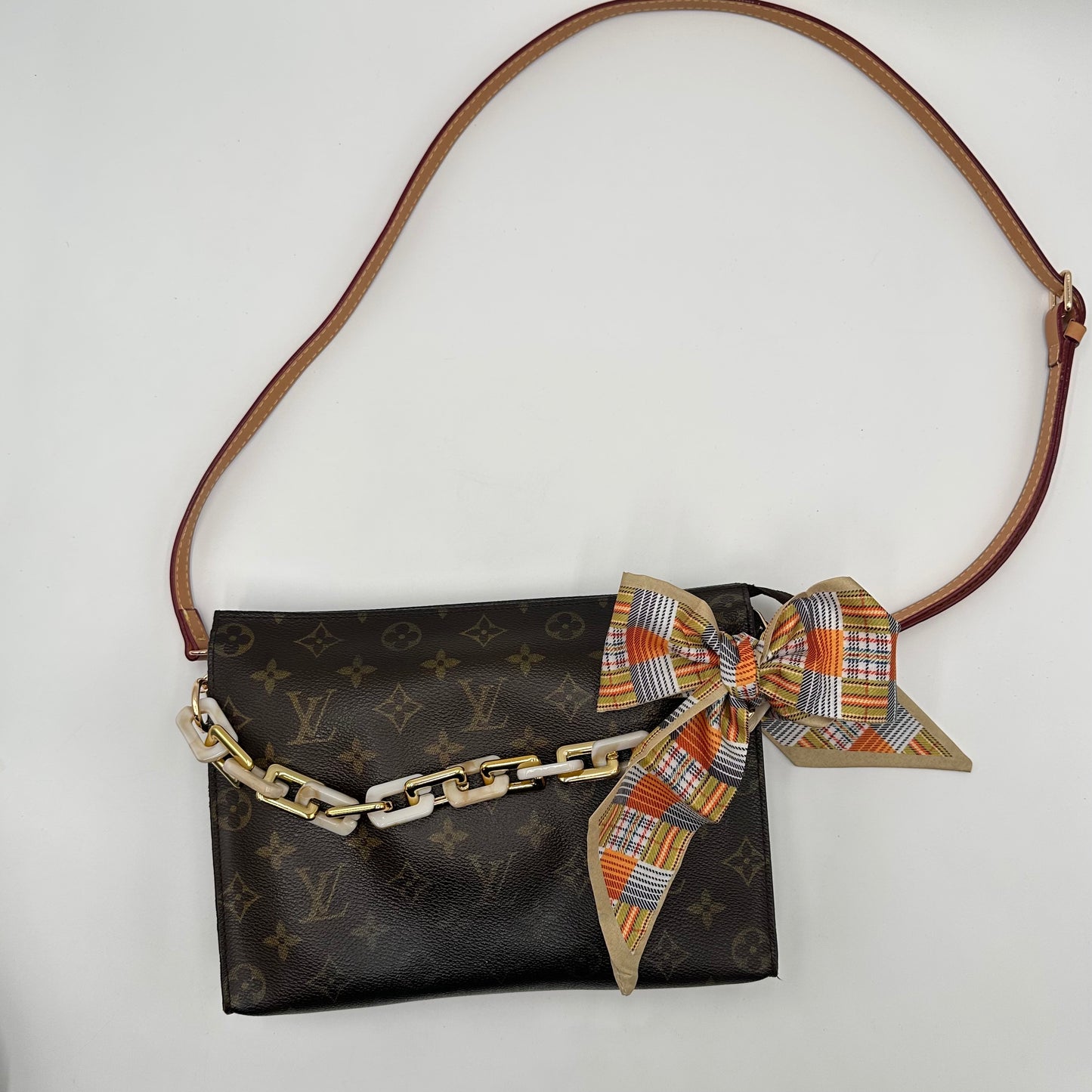 Authentic Louis Vuitton 𝑴𝒐𝒏𝒐𝒈𝒓𝒂𝒎 𝑻𝒐𝒊𝒍𝒆𝒕𝒓𝒚 26 𝑷𝒐𝒖𝒄𝒉 𝑪𝒓𝒐𝒔𝒔𝒃𝒐𝒅𝒚